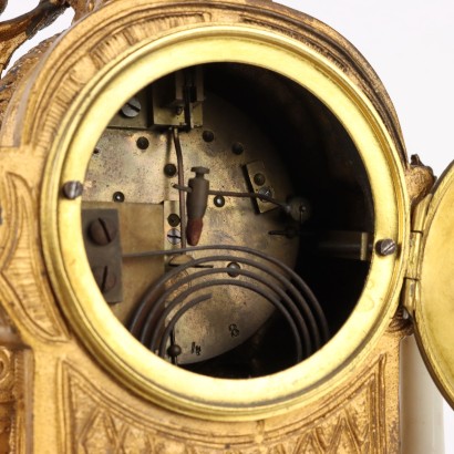 Countertop Clock in Golden Antimony