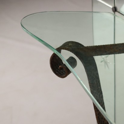 Grand Miroir avec Console Années 1950