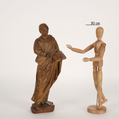 Figure of Philosopher Wooden Sculpture