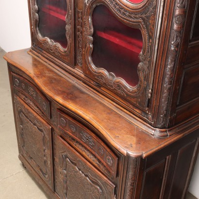 Sideboard with stand signed Jean Baptist