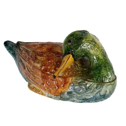 Vintage 1970s Duck Bassano's Ceramic Italy