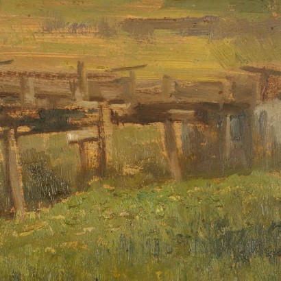 Peinture de Carlo Vittori,Paysage avec moulin,Carlo Vittori,Carlo Vittori,Carlo Vittori,Carlo Vittori