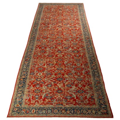 Tapis Herat Ancien Coton Laine Noeud Extra-Fin Iran 740 x 250 cm