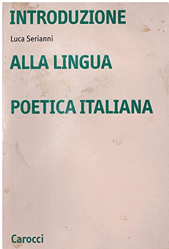 Introduction to the Italian poetic language%