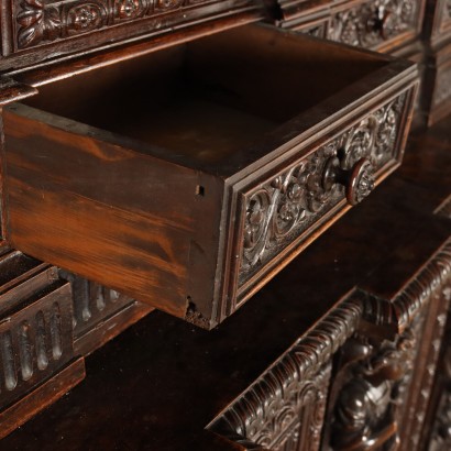 Credenza a Doppio Corpo Neorinascimento