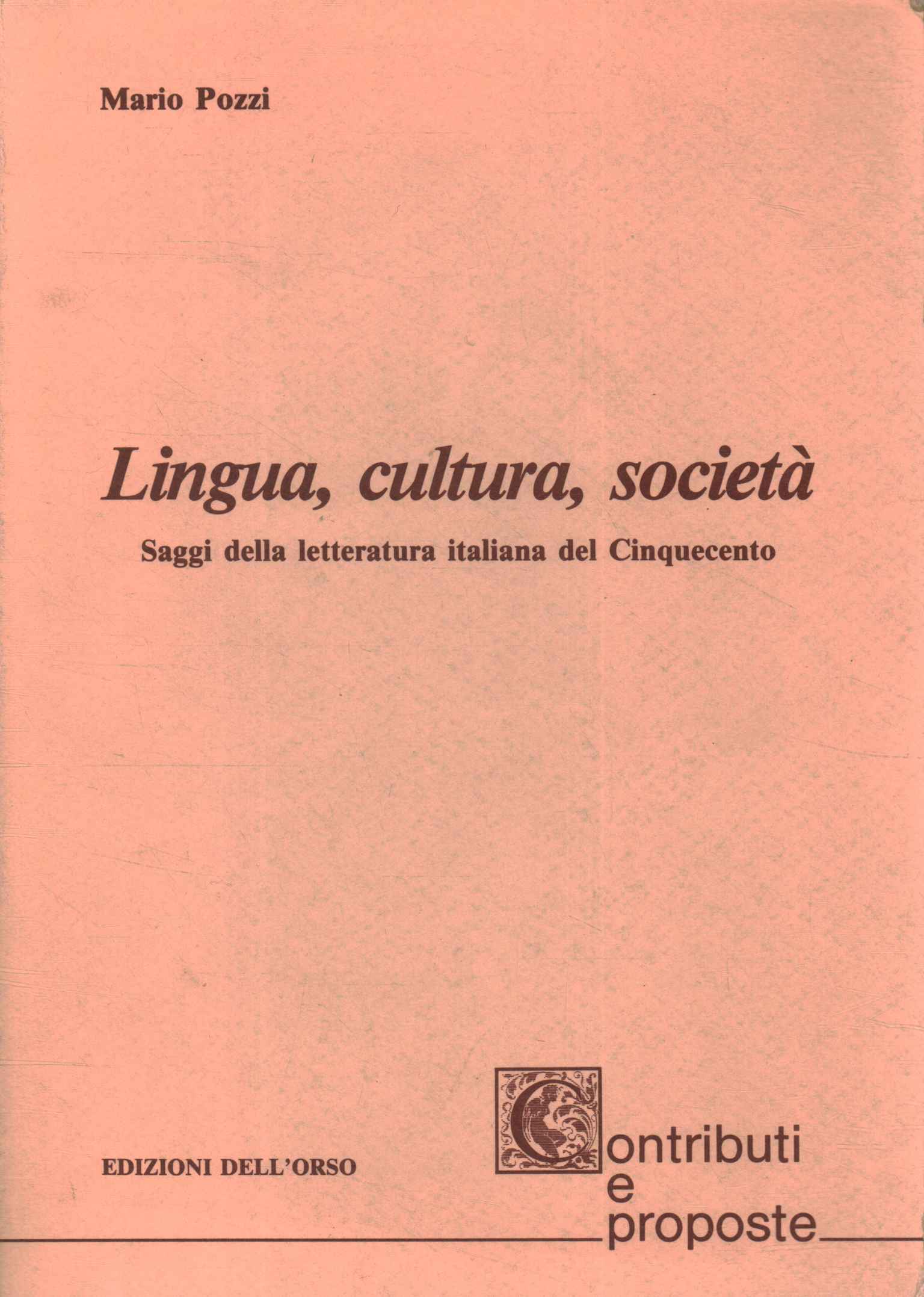 Lengua, cultura, sociedad.