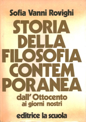 Storia della filosofia contemporanea