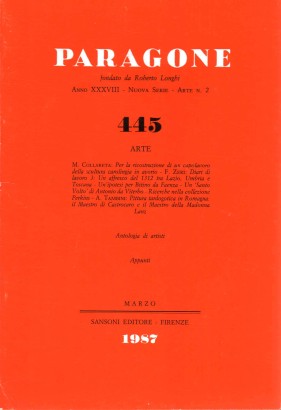 Paragone. Arte (Anno XXXVIII, Numero 2(445), marzo 1987)