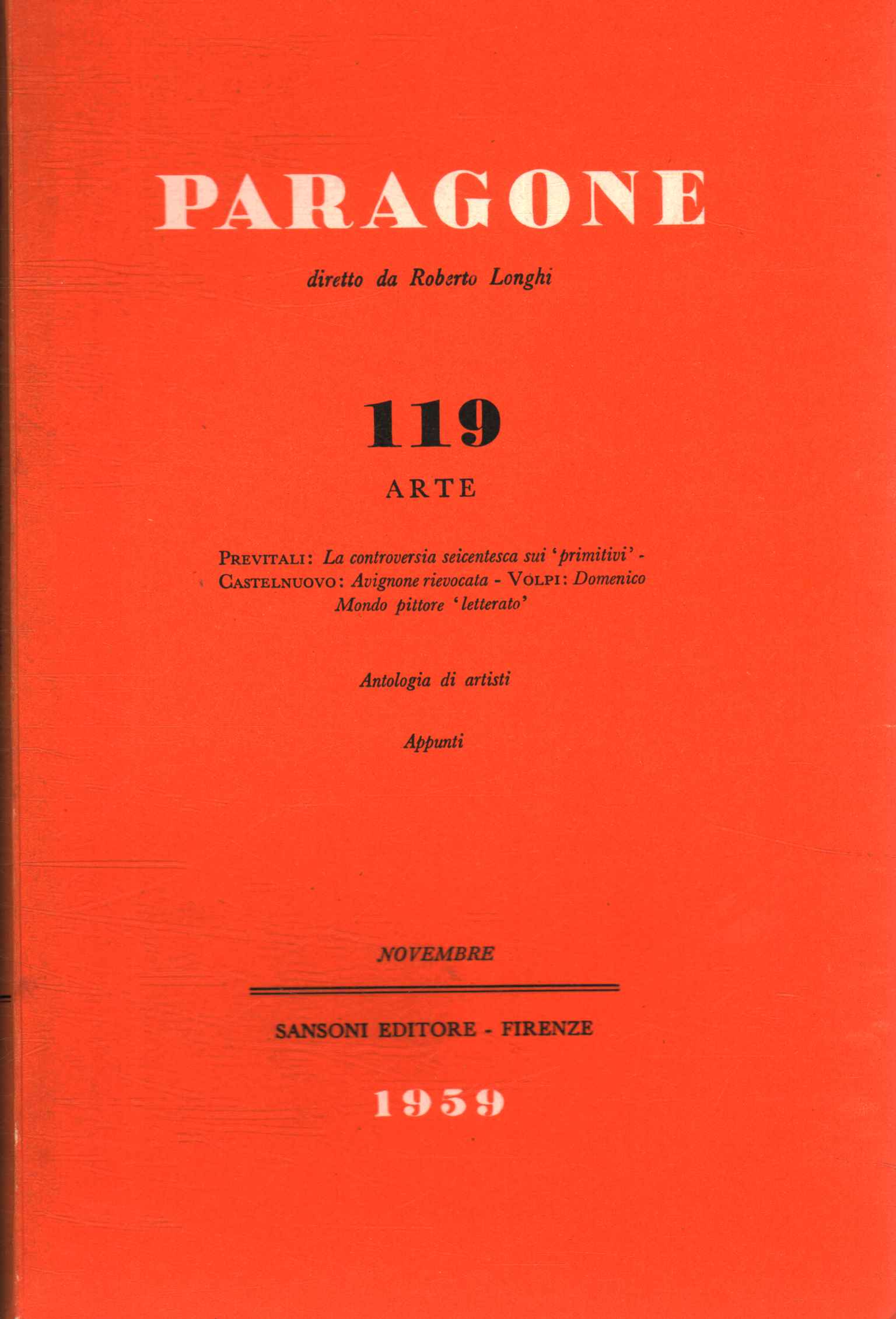 Paragone Arte (Year X Number 119, Bim,Paragone Arte (Year X Number 119, bim,Paragone Arte (Year X Number 119, bim,Paragone. Arte (Year X Number 119, bi