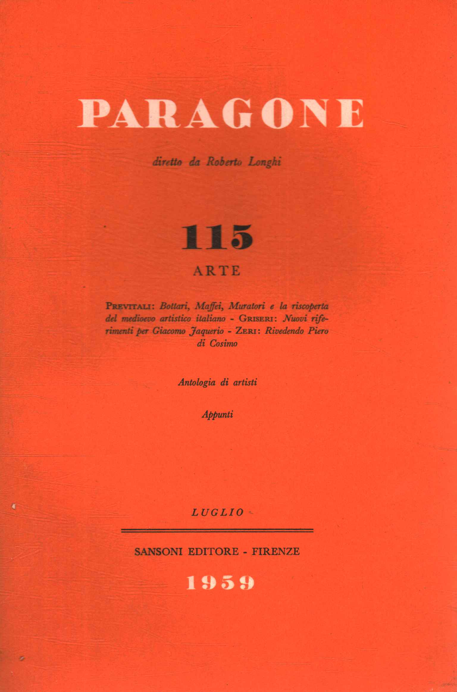 Paragone Arte (An IX Numéro 115, Bi,Paragone Arte (An IX Numéro 115, Bi,Paragone Arte (An IX Numéro 115, bi,Paragone. Arte (An IX Numéro 115, b