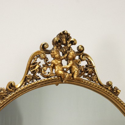 Console avec miroir de style baroque