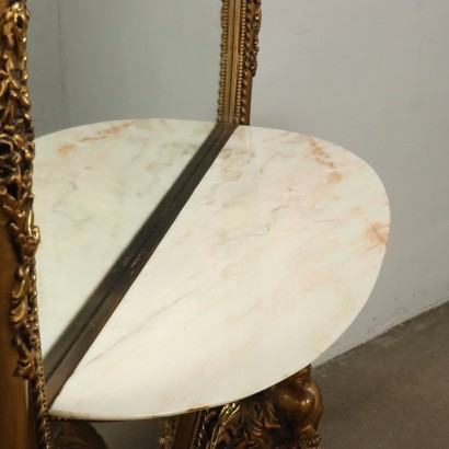 Console avec miroir de style baroque