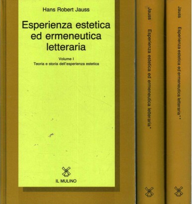 Esperienza di estetica ed ermeneutica letteraria (2 Volumi)