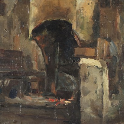 Pintura de Giuseppe Solenghi,La cocina del contrabandista,Giuseppe Solenghi,Giuseppe Solenghi,Giuseppe Solenghi,Giuseppe Solenghi,Giuseppe Solenghi