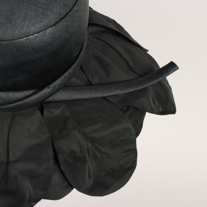 Gallia et Peter Vintage Chapeau Noir F