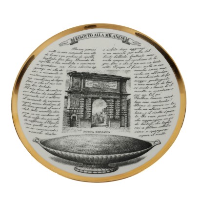 Plat de Piero Fornasetti spécialités milanaises