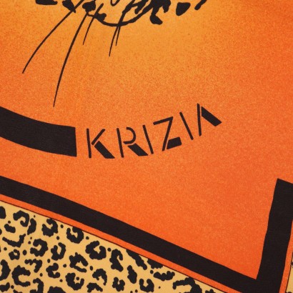 Krizia Vintage Foulard avec Félins