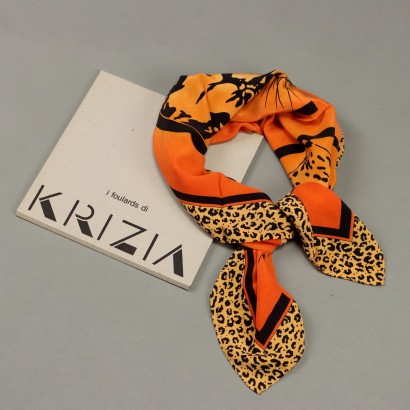 Krizia Vintage Foulard avec Félins