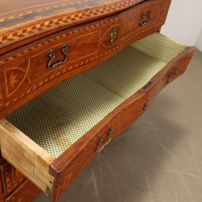 Commode, Commode piémontaise Louis XVI