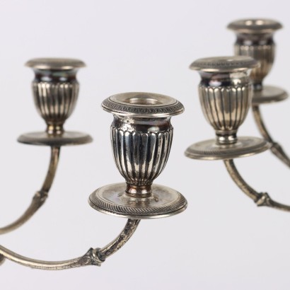 Pair of Silver Candelabra