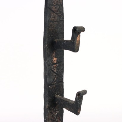 Pair of Wrought Iron Andirons