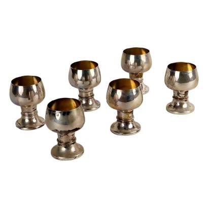 Group of Six Brandim Silver Cups