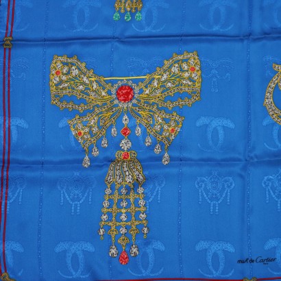 Cartier Foulard Vintage con Spille