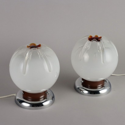 Lampes des années 70, Paire de lampes des années 70