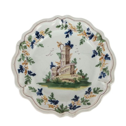 Piatto in Maiolica Manifattura di Pavia