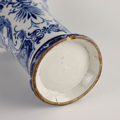 Vaso a Tromba in Maiolica Manifattura