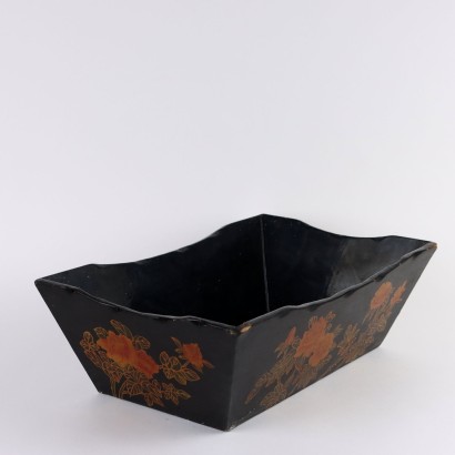 Lacquered Wooden Basket