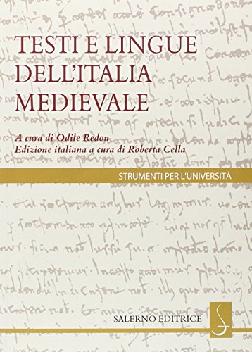 Texts and languages of Middle Italy