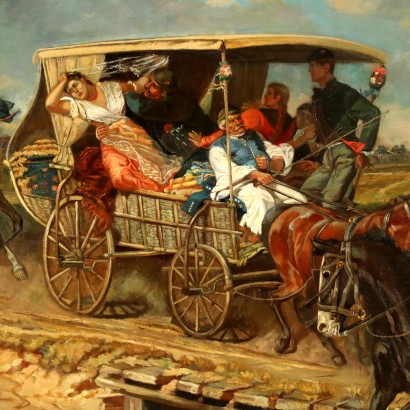 Tableau Le cortège nuptial dramatique