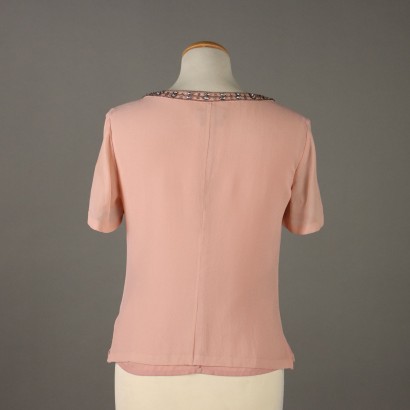 Luisa Spagnoli Blusa Rosa in Seta