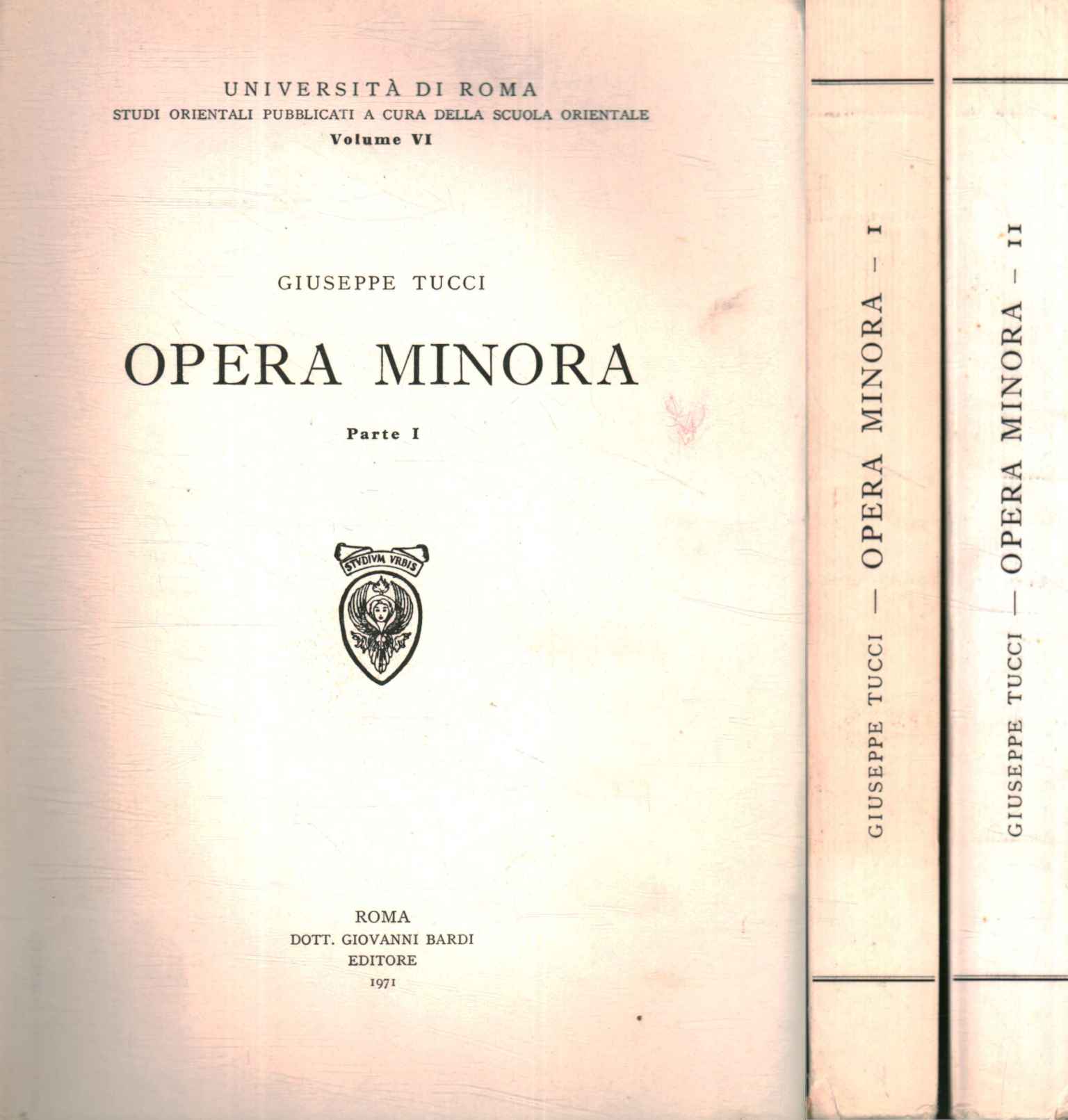 Opéra mineur (2 volumes)