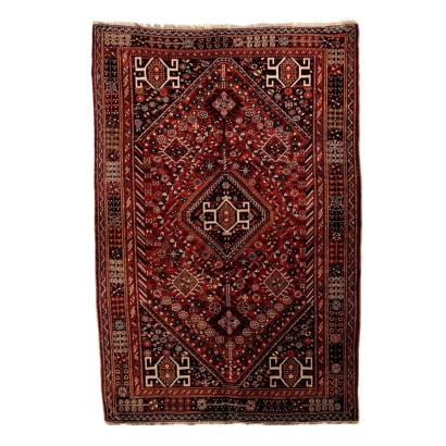 Antiker Kaskay Teppich Wolle Feiner Knoten Iran 247 x 159 cm