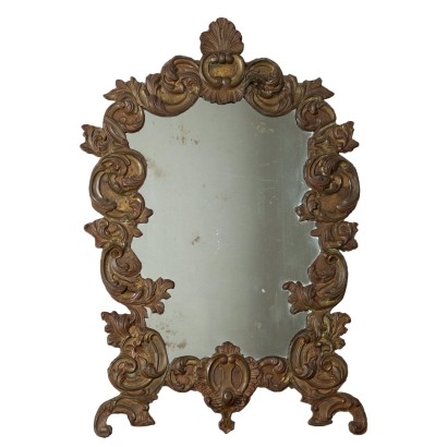 Miroir en tôle gaufrée