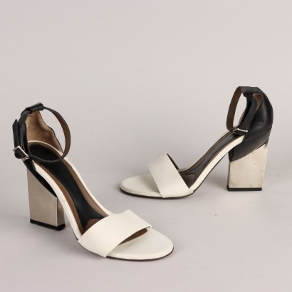 Marni sandalias en blanco y negro