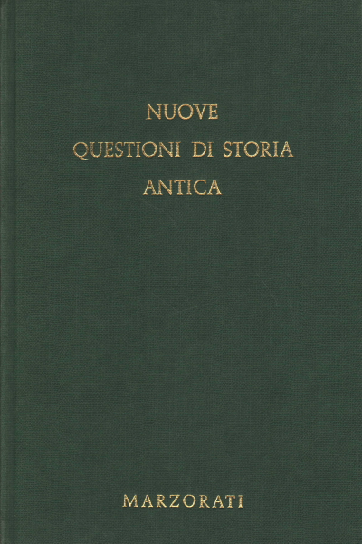 Nuove questioni di storia antica