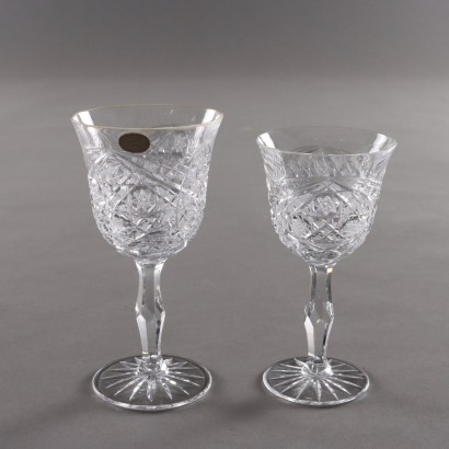 Ensemble de verres en cristal par