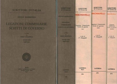 Lezioni. Commissarie. Scritti di Governo (4 Volumi)