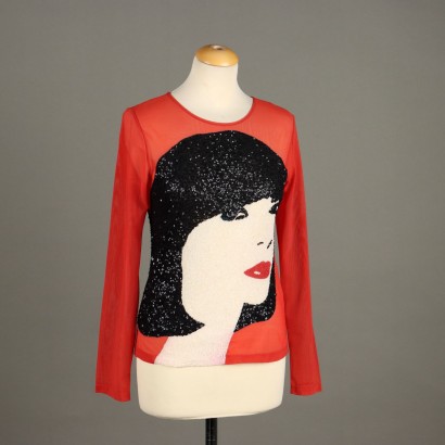 Krizia Red Vintage Shirt