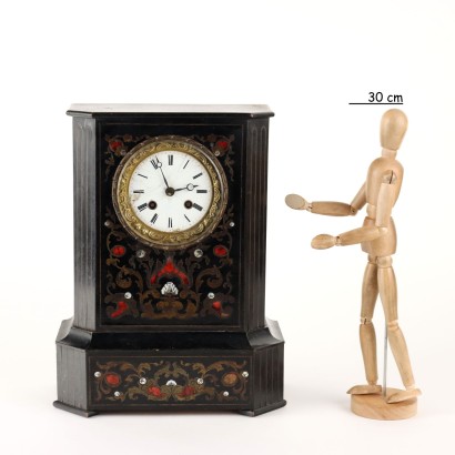 Wooden Table Clock with Inta