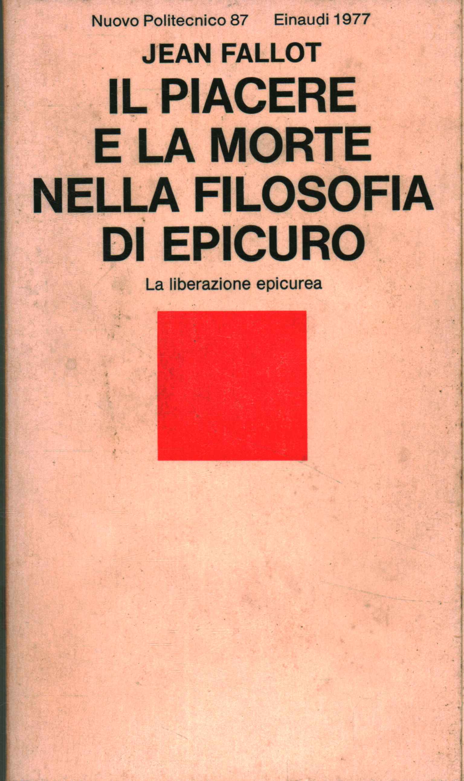 Il piacere e la morte nella filosofia%