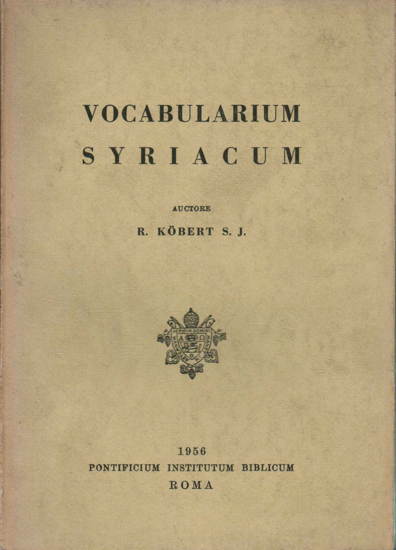 Vocabularium Syriacum