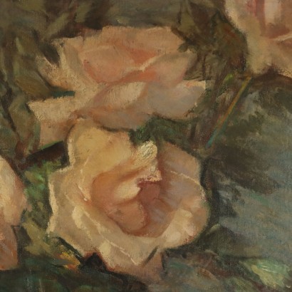 Peinture de Roberto Borsa,Fleur dans un vase,Roberto Borsa,Roberto Borsa,Roberto Borsa,Roberto Borsa