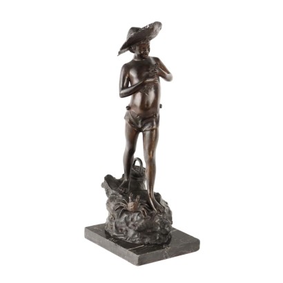 Antike Skulptur aus Bronze Giovanni Varlese Italien XX Jhd