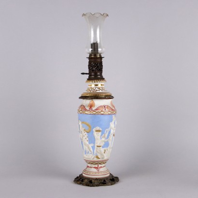 antique, table lamp, antique table lamps, antique table lamp, antique italian table lamp, antique table lamp, neoclassical table lamp, 19th century table lamp,Ceramic Oil Lamp