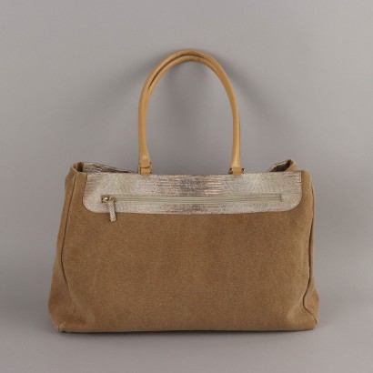 Sac Silvano Biagini en toile et cuir