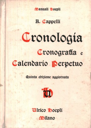 Cronologia cronografia e calendario perpe